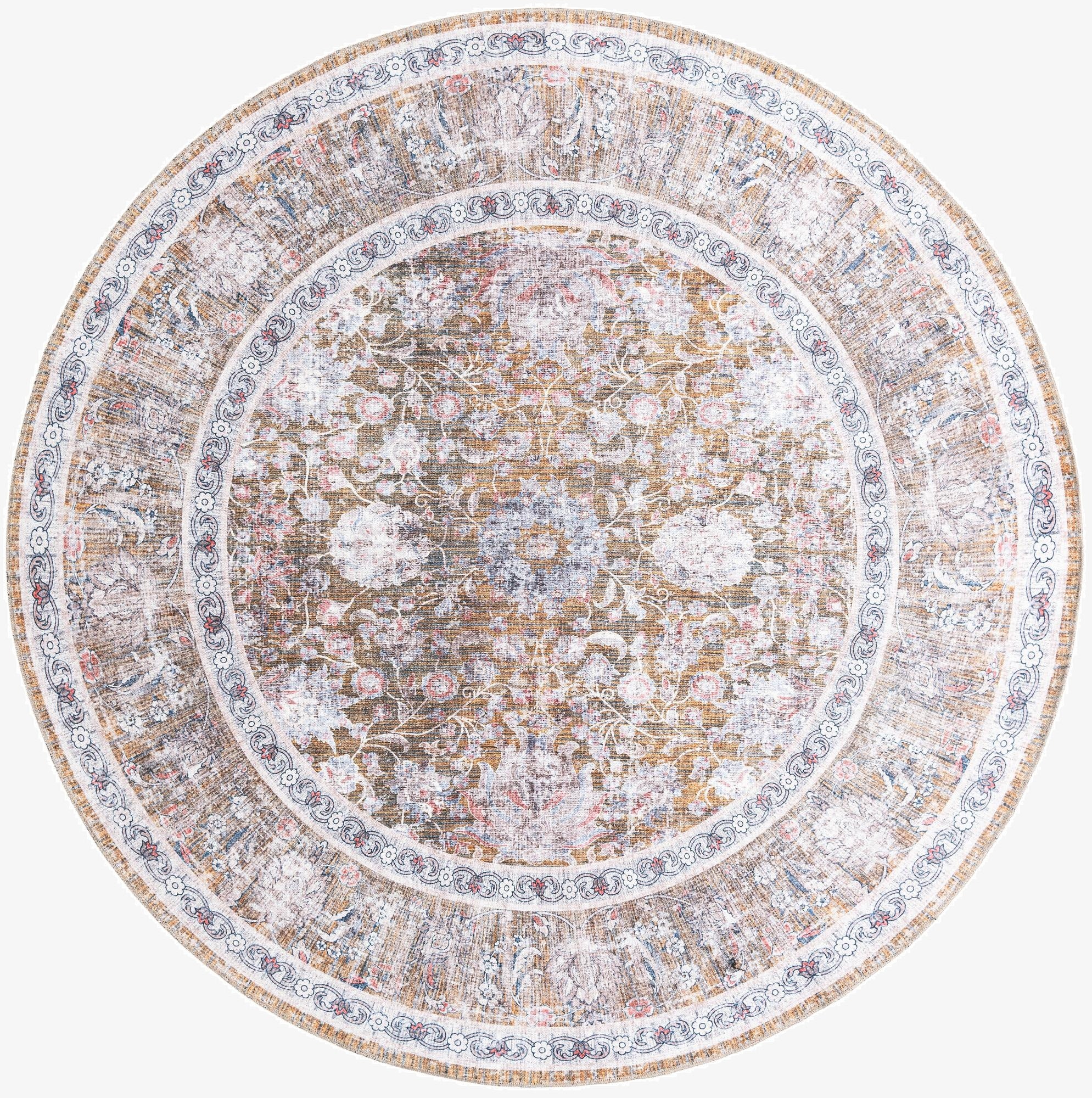  7' 10 x 7' 10 Yara Round Rug
