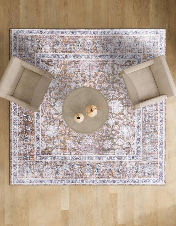 Detail image of  7' 10 x 7' 10 Yara Square Rug