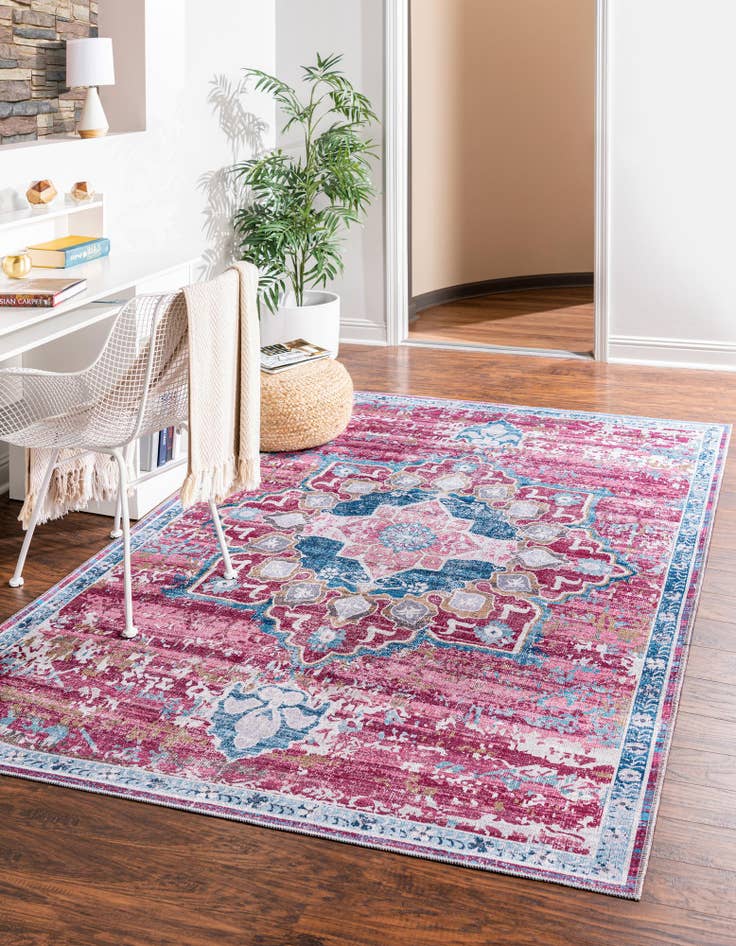 Detail image of  10' 6 x 13'  Washable Francesca Rug