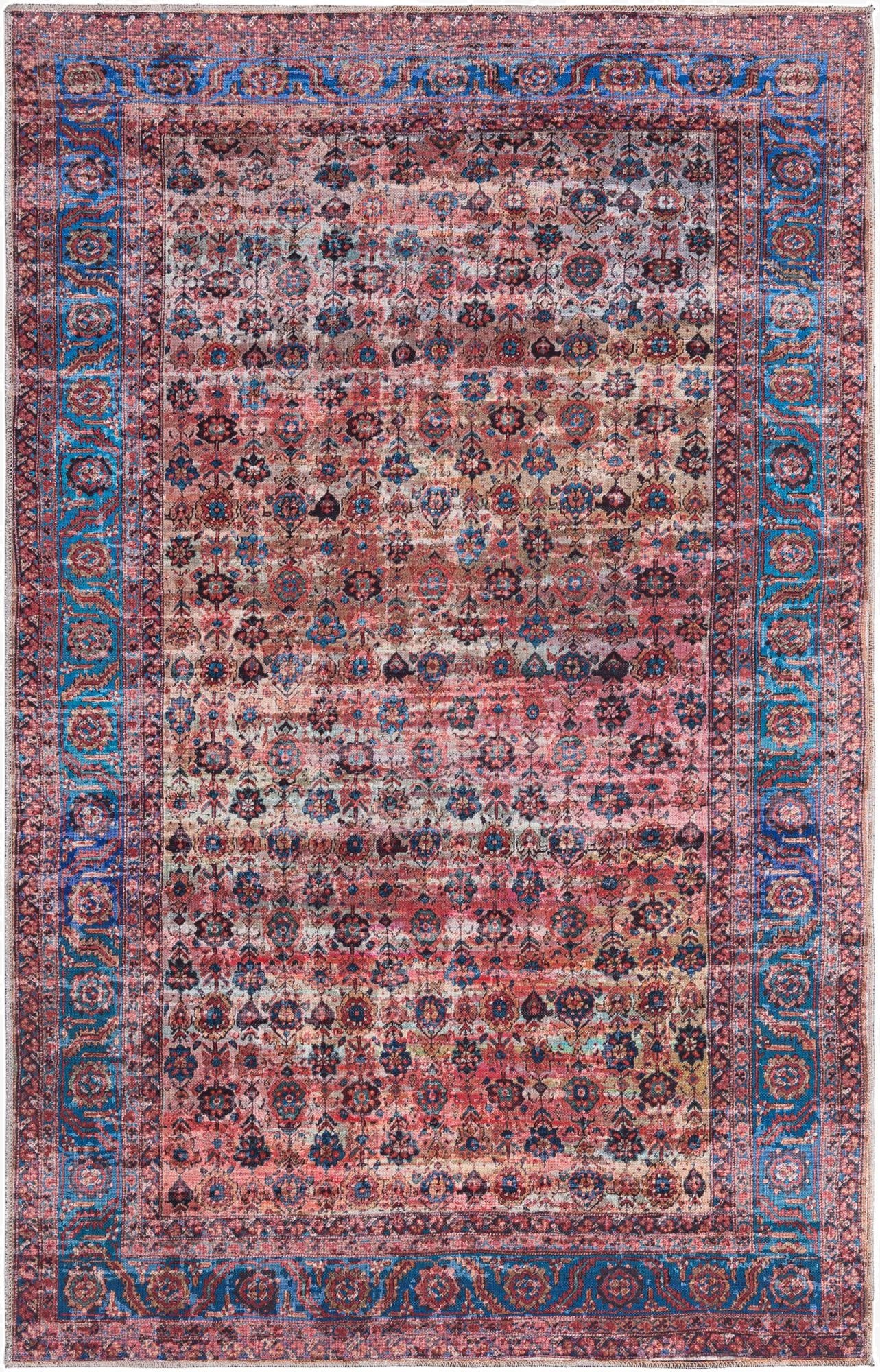  5' 3 x 8'  Washable Maahru Rug