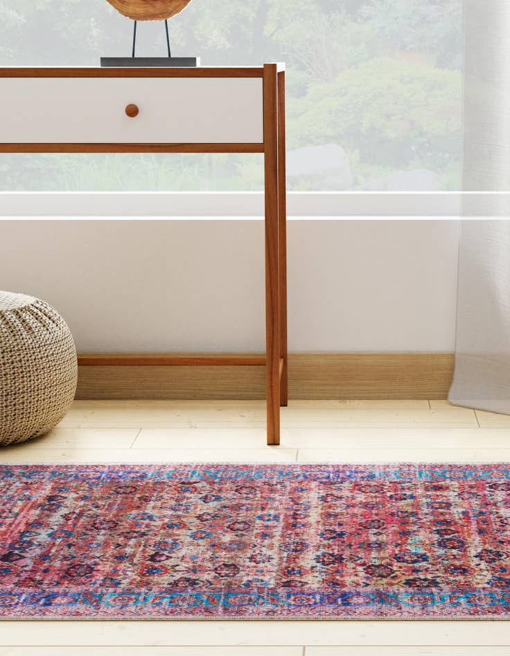 Detail image of  2' x 10'  Washable Maahru Runner Rug