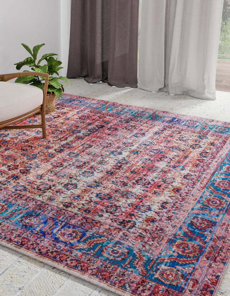 Detail image of  7' 10 x 7' 10  Washable Maahru Square Rug