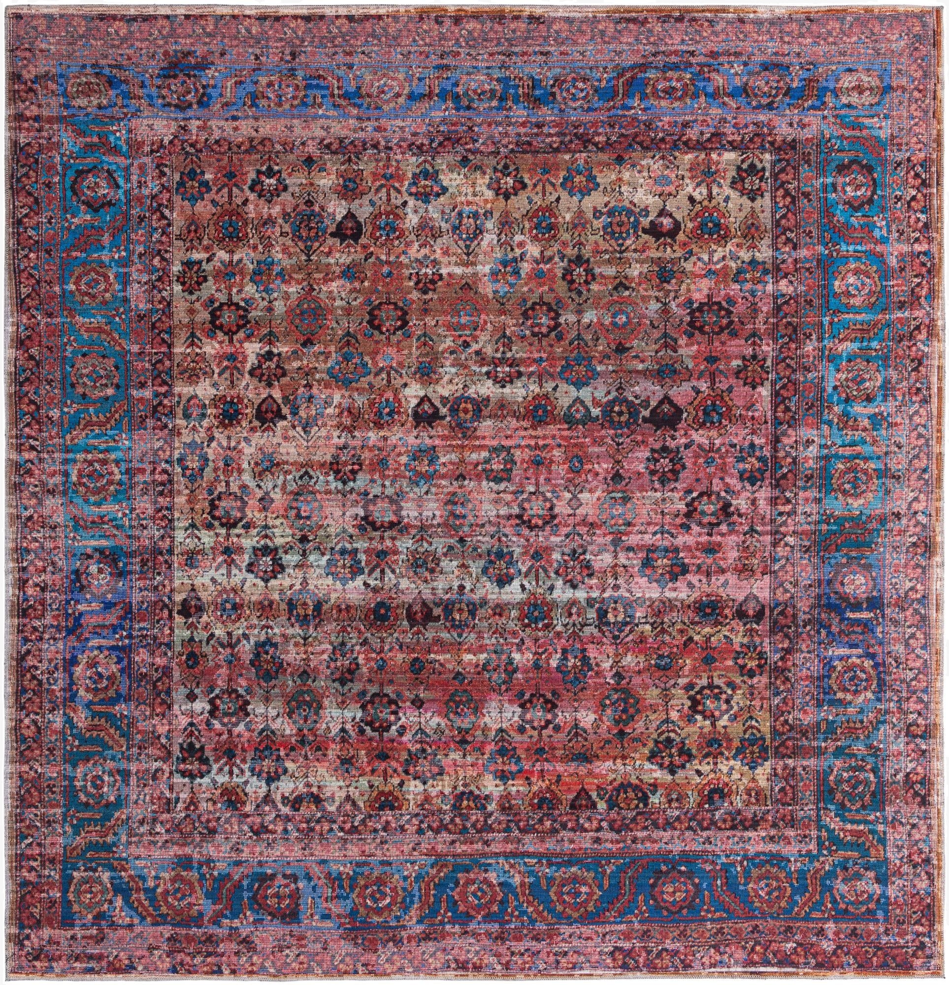 10' 6 x 10' 6  Washable Maahru Square Rug