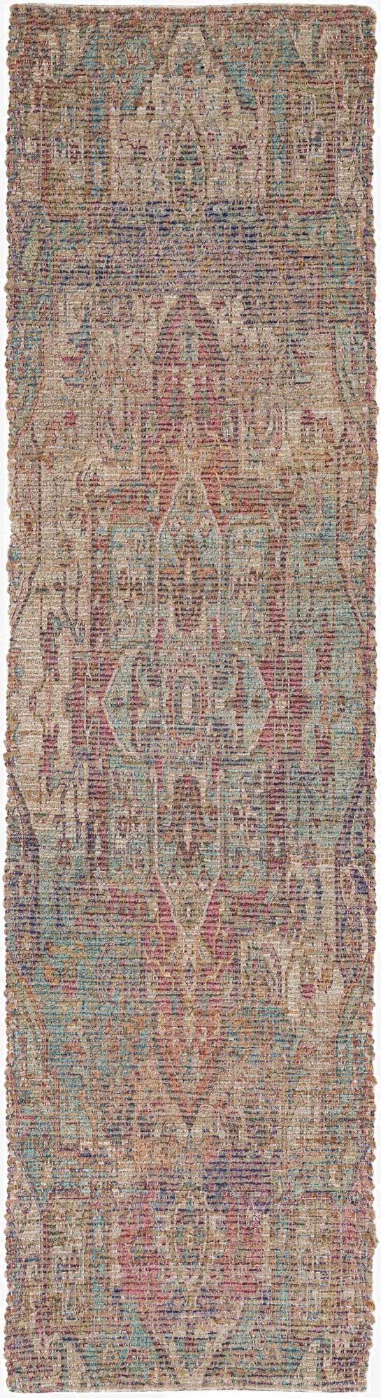  2' 2 x 8' Chenille Jute Runner Rug