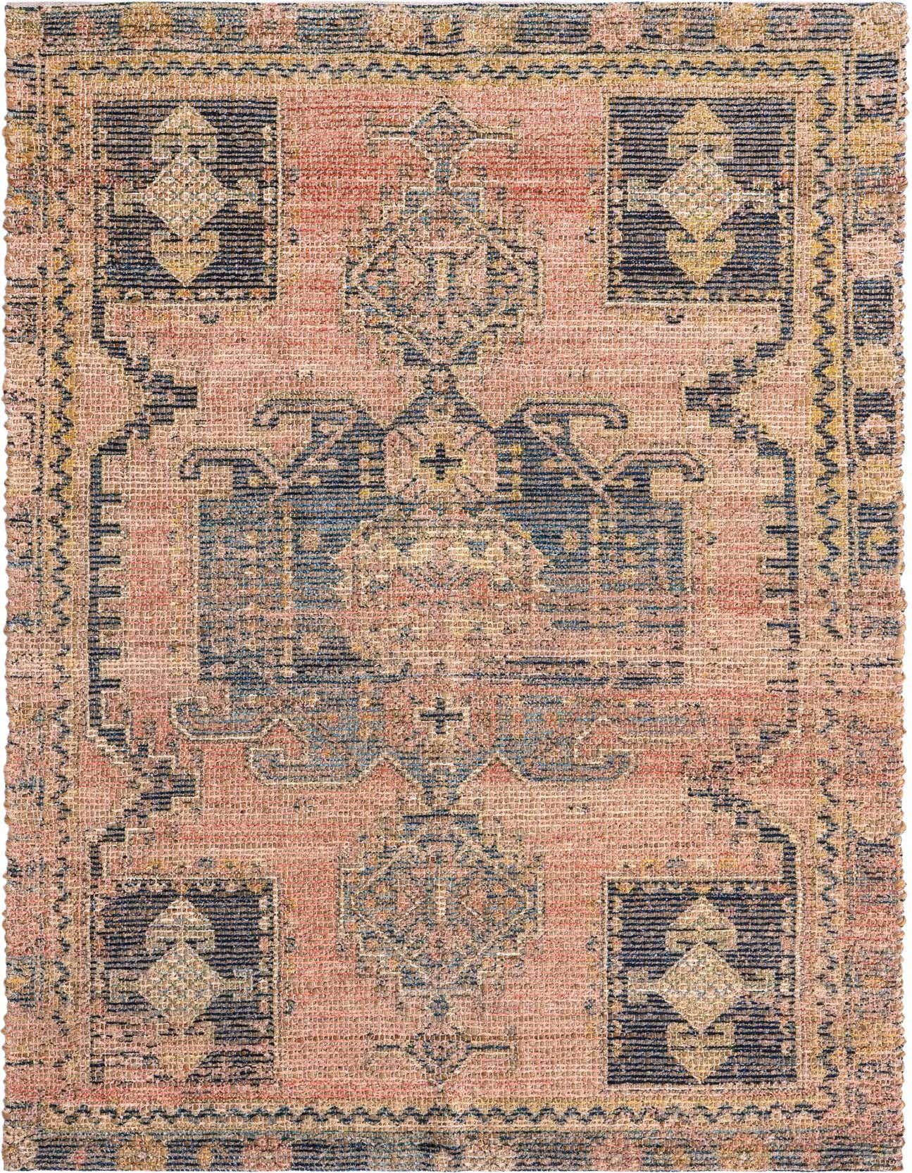 Primary image  4' 1 x 6' 1  Hand Woven Chenille Jute Rug