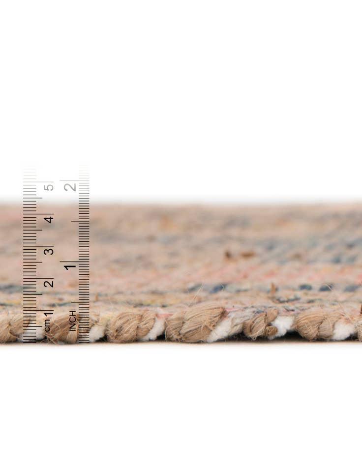 Detail image of  2' x 3' 1  Hand Woven Chenille Jute Rug