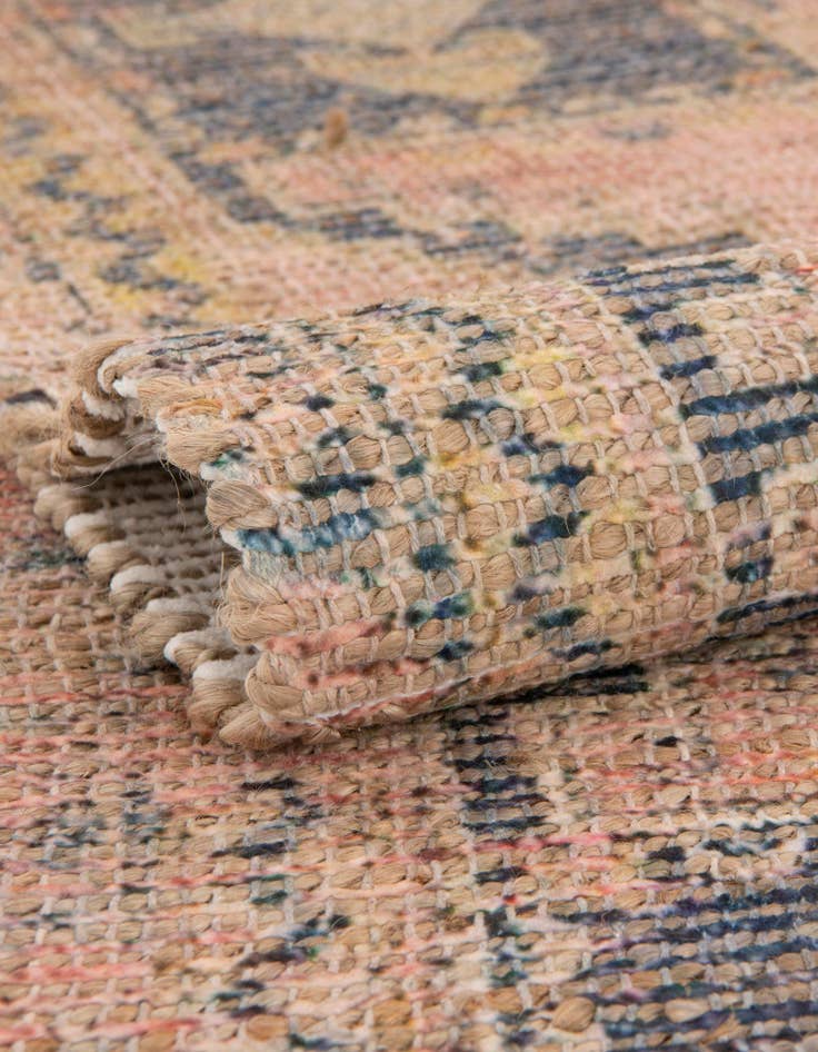 Detail image of  2' x 3' 1  Hand Woven Chenille Jute Rug
