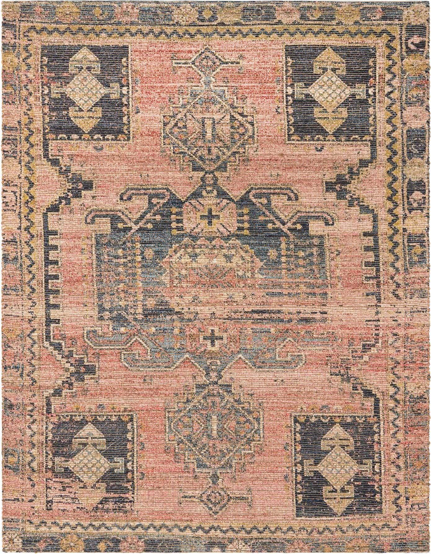Primary image  6' 1 x 9'  Hand Woven Chenille Jute Rug