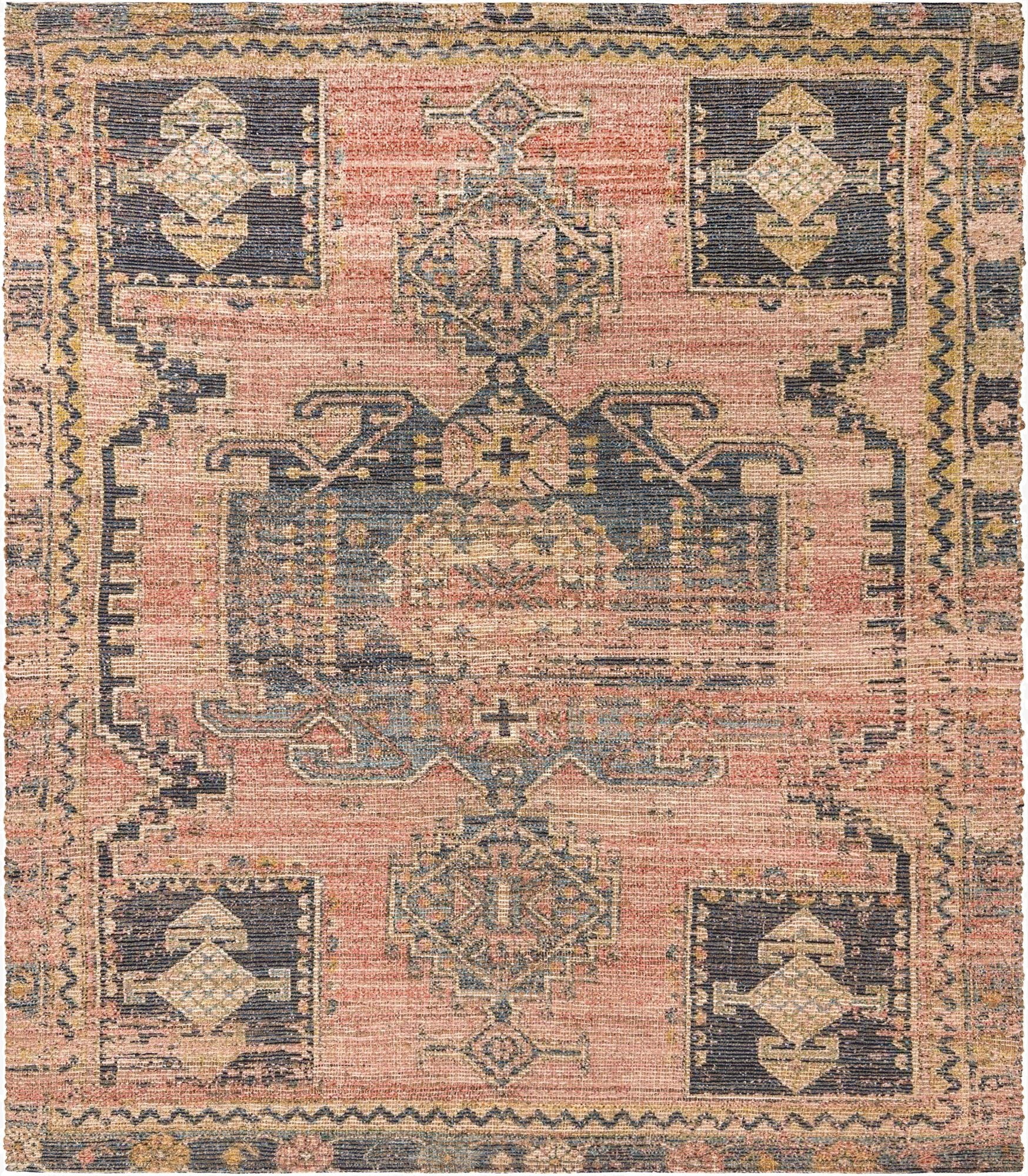  7' 10 x 10'  Hand Woven Chenille Jute Rug