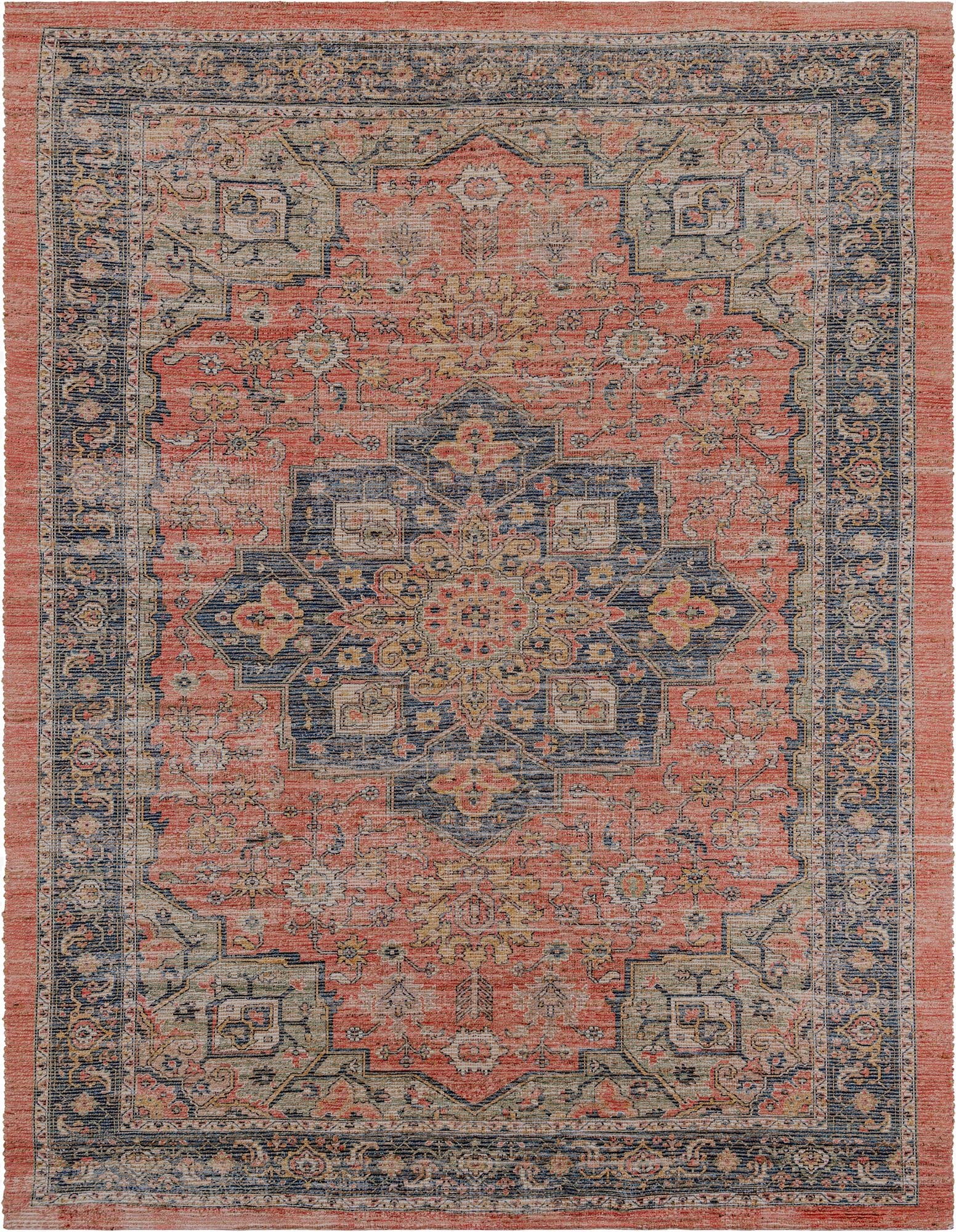  9' x 12'  Hand Woven Chenille Jute Rug