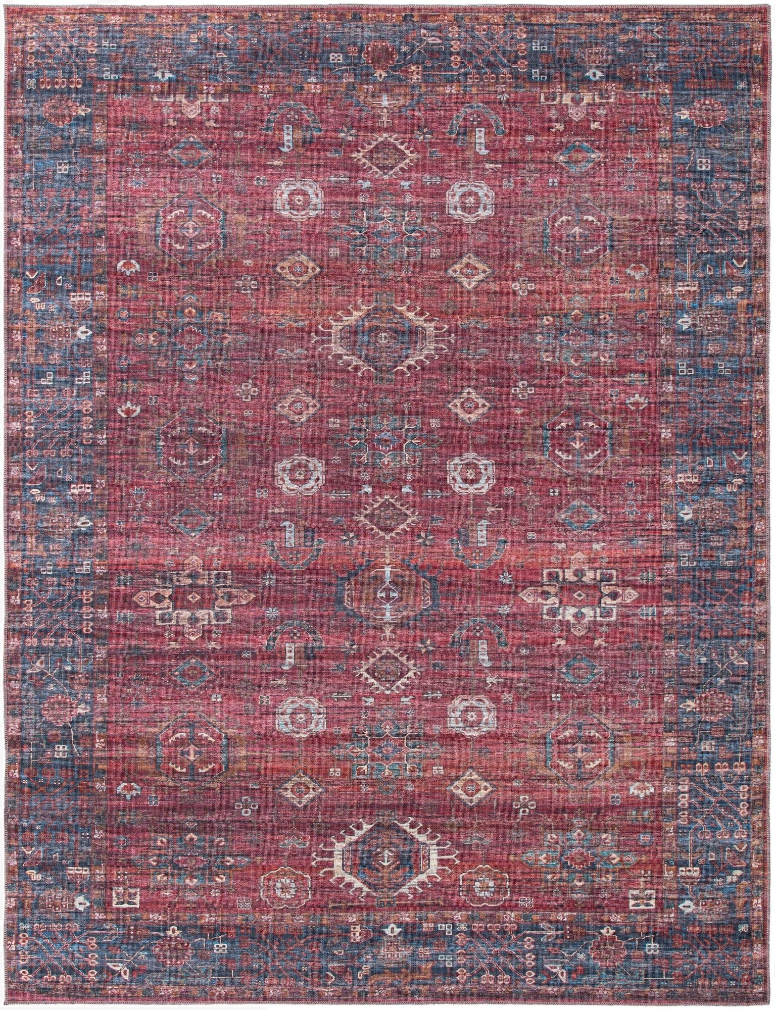 Primary image  9' 2 x 12'  Washable Maahru Rug