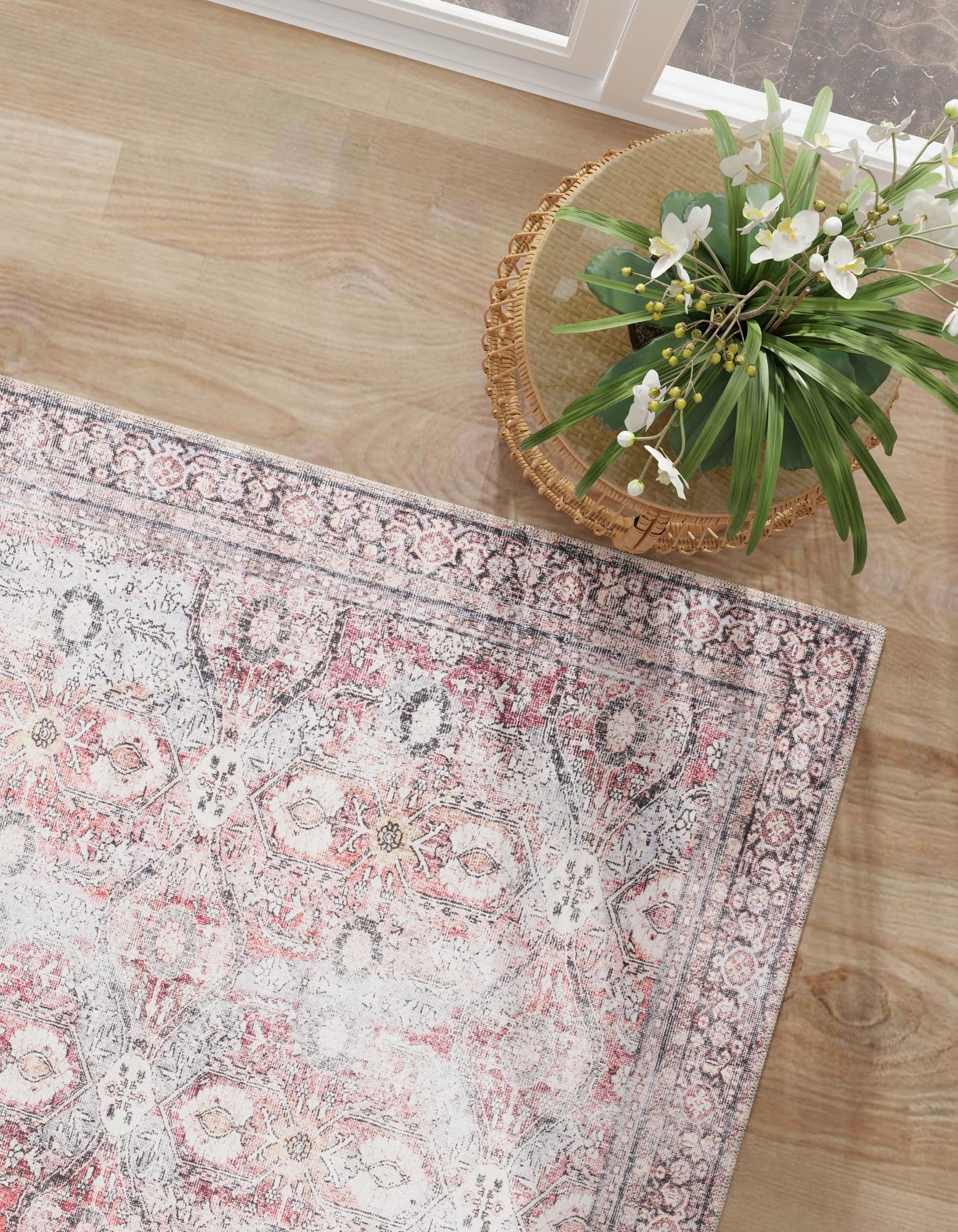 Antique Red 5' 1 x 8' Timeless Rug | Rugs.com