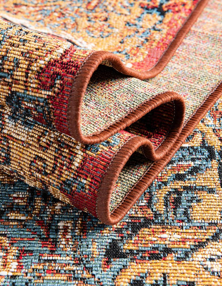 Detail image of  2' x 8'  Washable Traditional Indoor / Outdoor Runner Rug