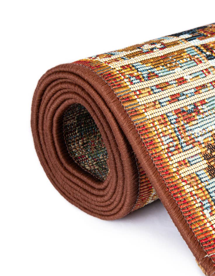 Detail image of  2' x 8'  Washable Traditional Indoor / Outdoor Runner Rug