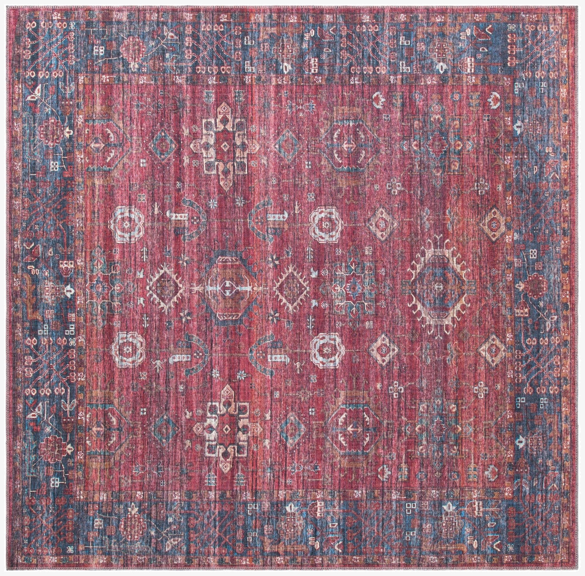 Primary image  7' 3 x 7' 3  Washable Maahru Square Rug