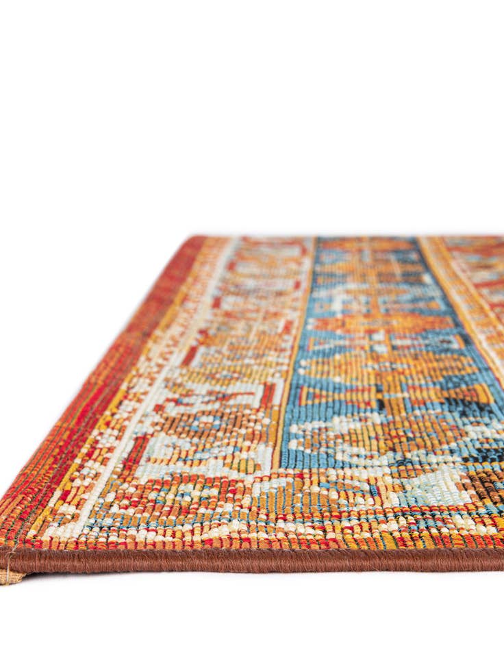 Detail image of  10' x 10'  Washable Traditional Indoor / Outdoor Square Rug