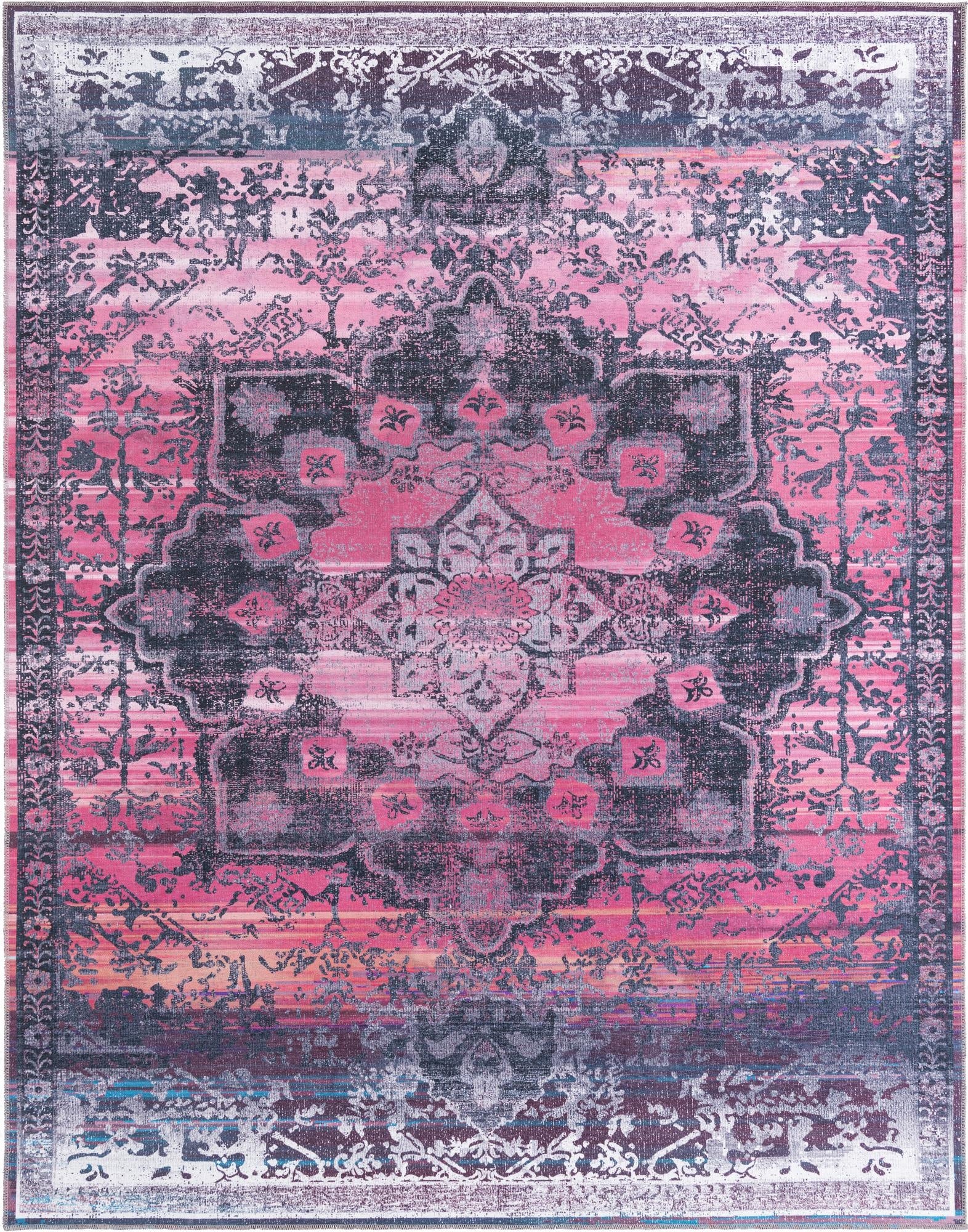  7' 10 x 10'  Washable Francesca Rug