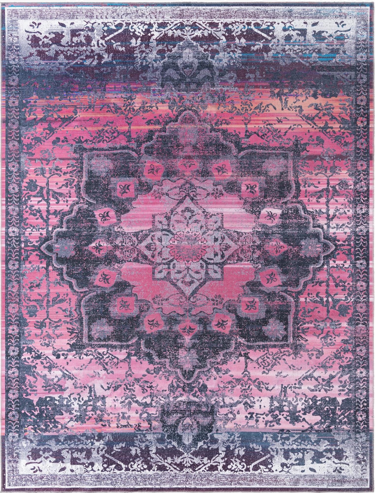  9' 2 x 12'  Washable Francesca Rug