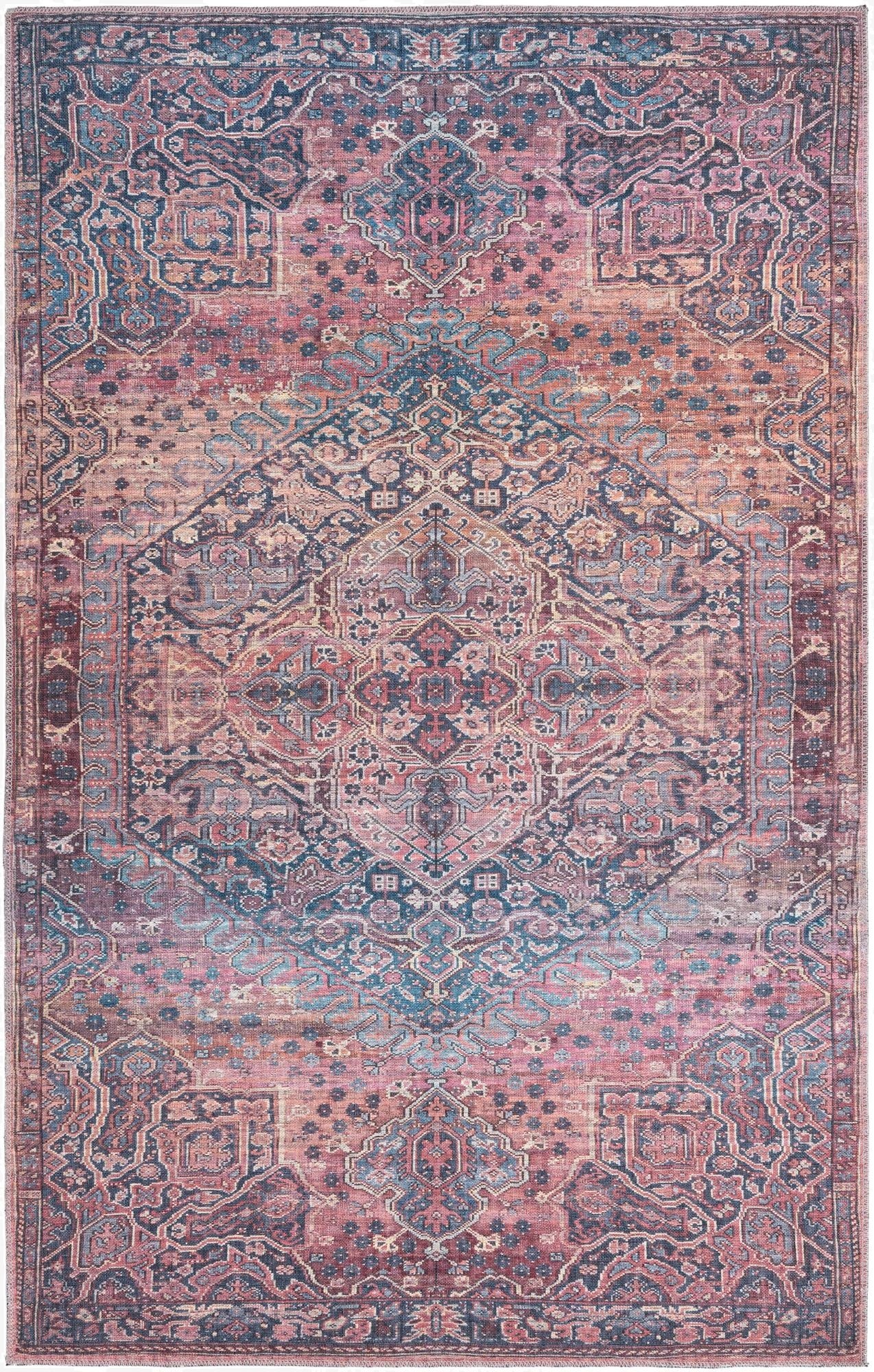 Primary image  5' 3 x 8'  Washable Maahru Rug