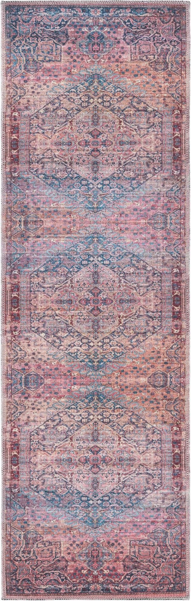 Primary image  2' x 6'  Washable Maahru Runner Rug