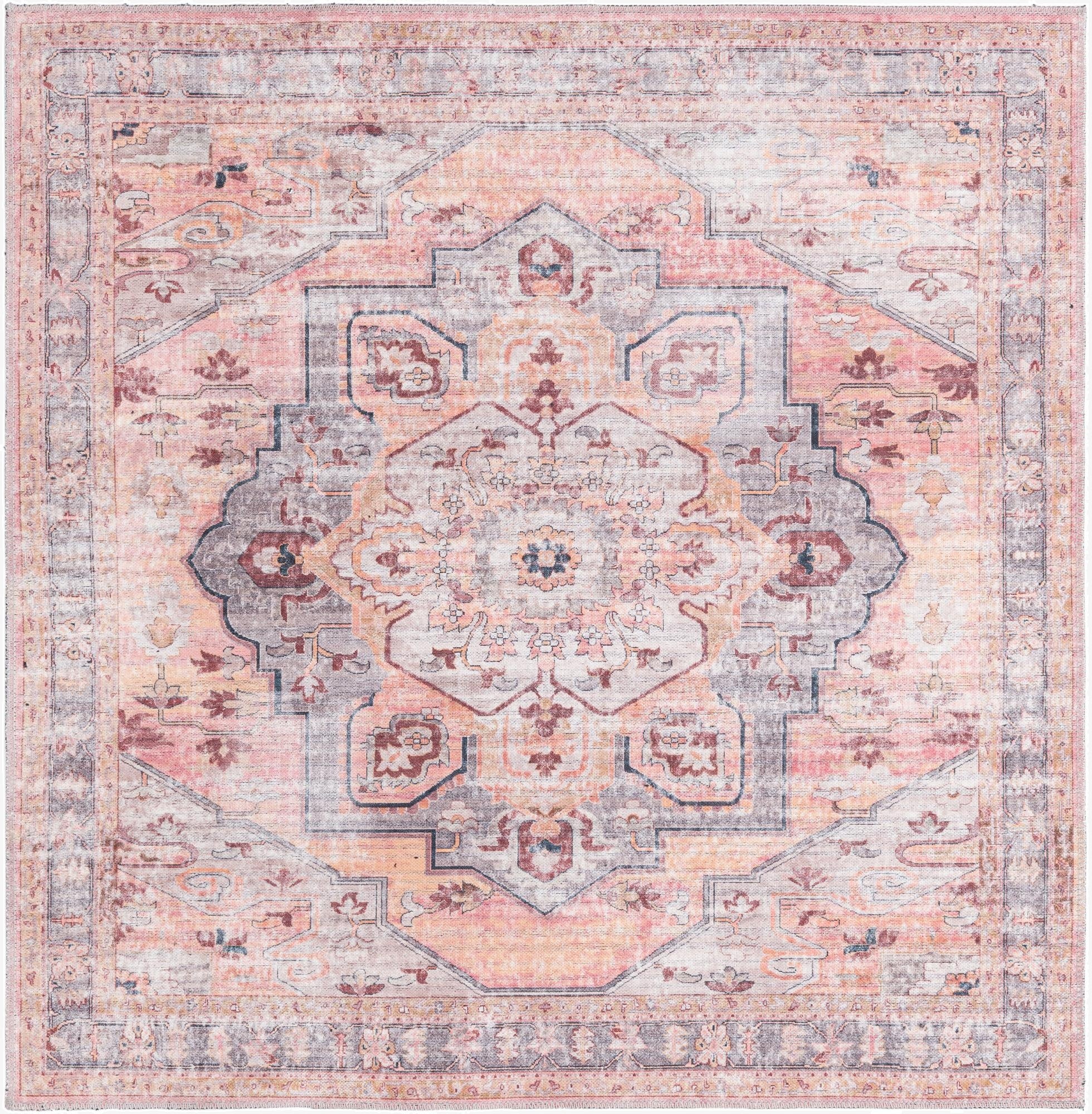 5' 3 x 5' 3  Washable Mangata Square Rug