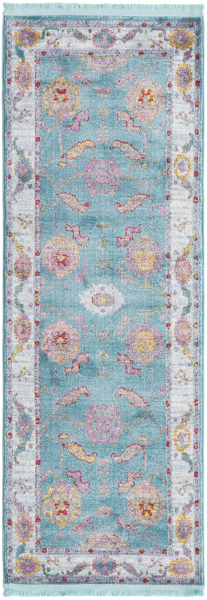 Rug Aqua and Blue Swatch link