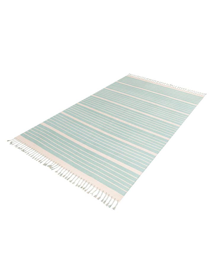 Detail image of  10' x 14' 1  Hand Woven Chindi Cotton Rug