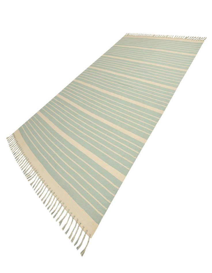 Detail image of  10' x 14' 1  Hand Woven Chindi Cotton Rug