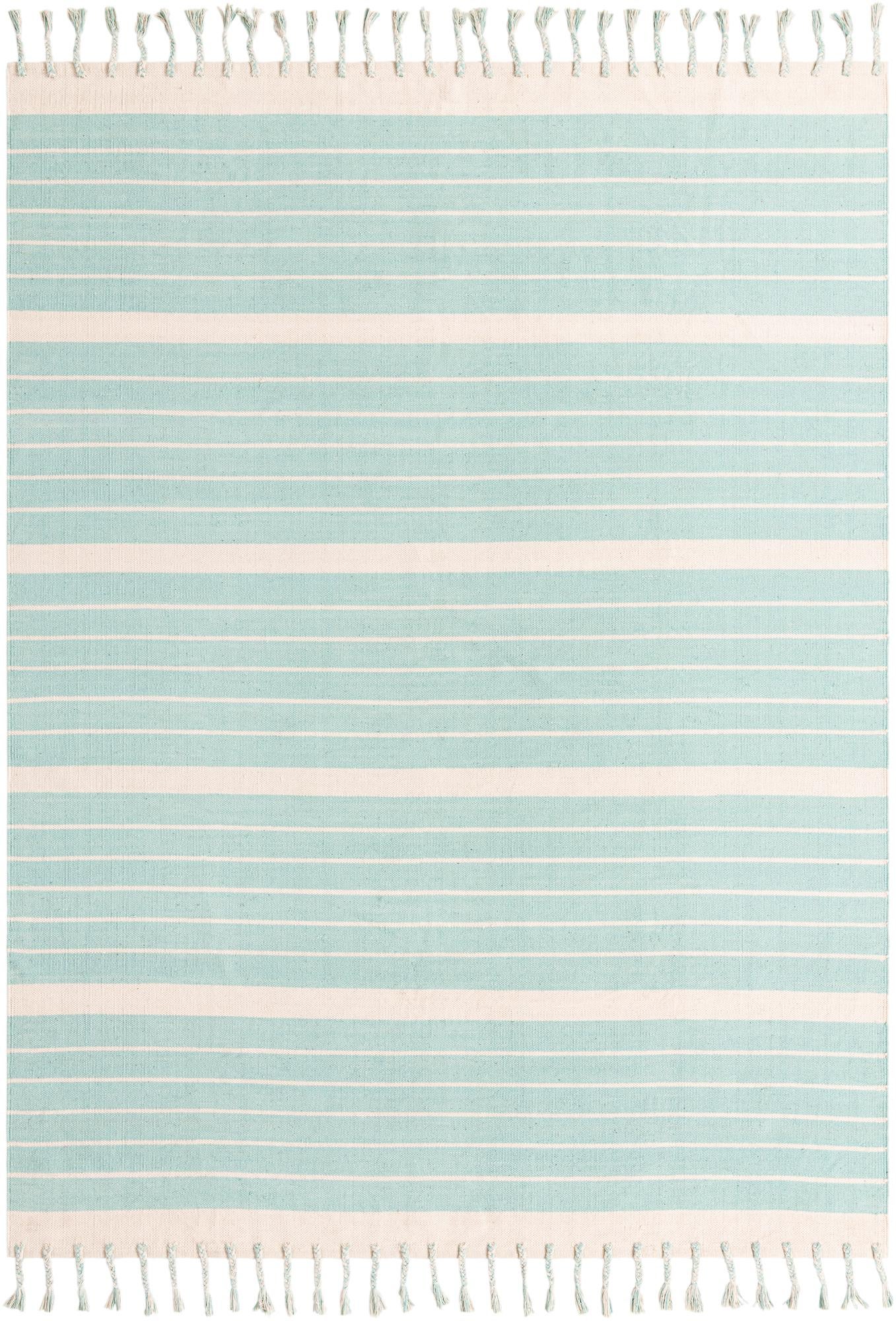 Rug Aqua and White Swatch link
