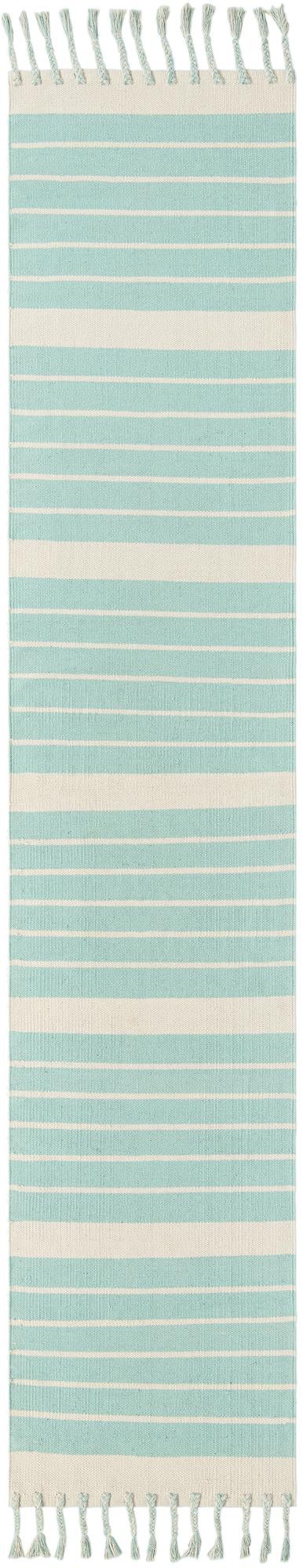 Rug Aqua and White Swatch link