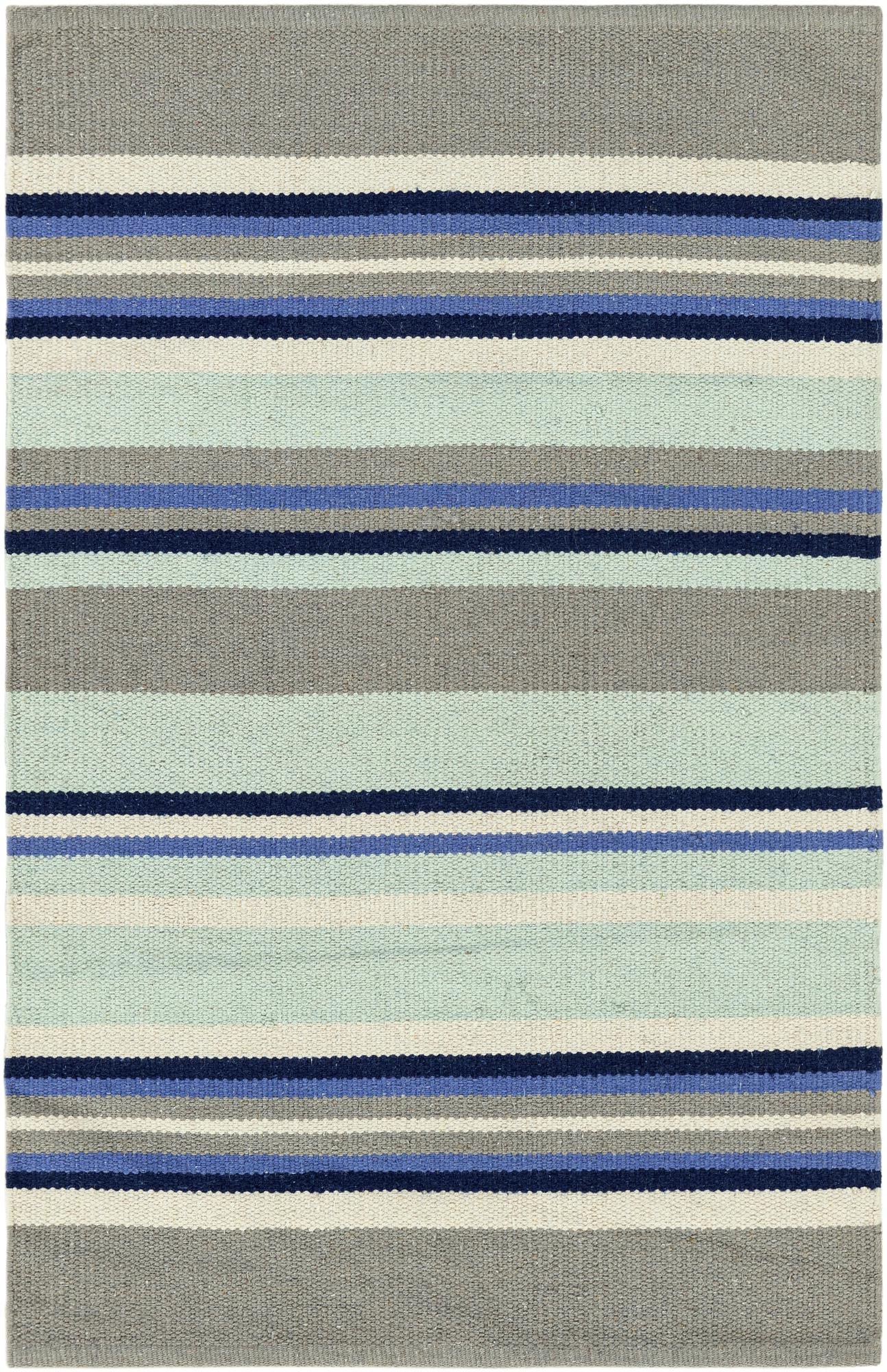 Rug Aqua Blue and Gray Swatch link