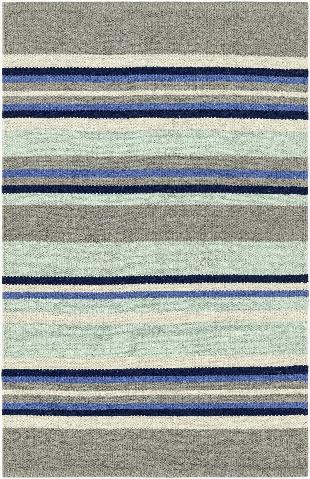  2' x 3' 1  Hand Woven Flatweave Cotton Dhurrie Rug