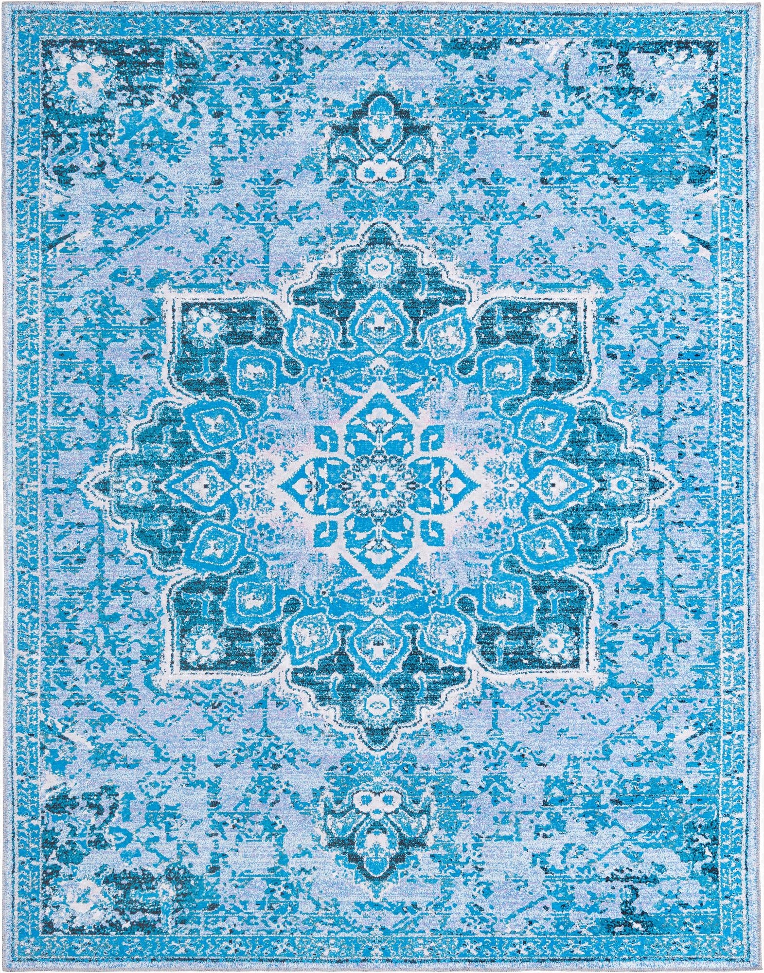  10' 6 x 13'  Washable Francesca Rug