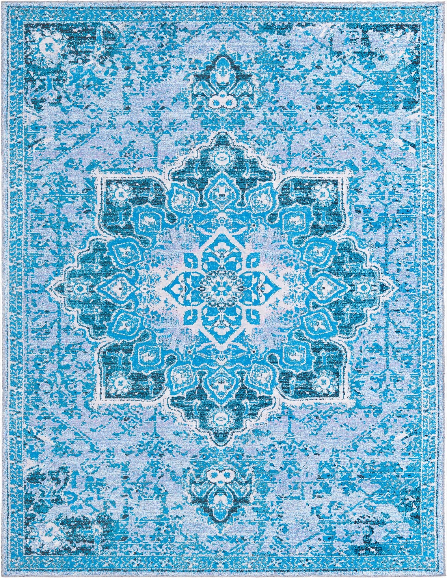  9' 2 x 12'  Washable Francesca Rug