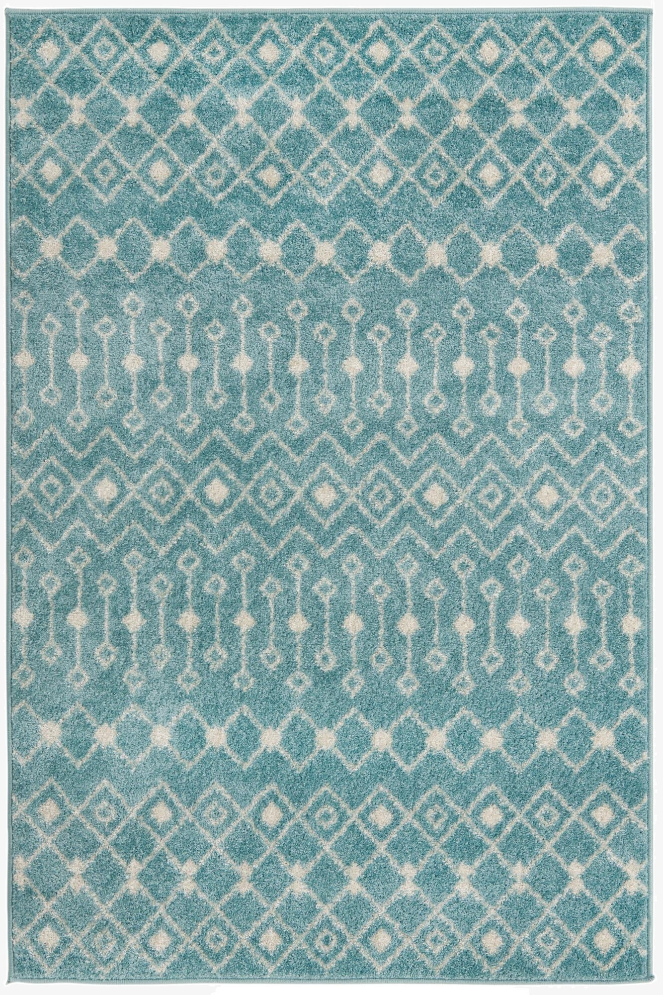  4' x 6' Moroccan Trellis Rug