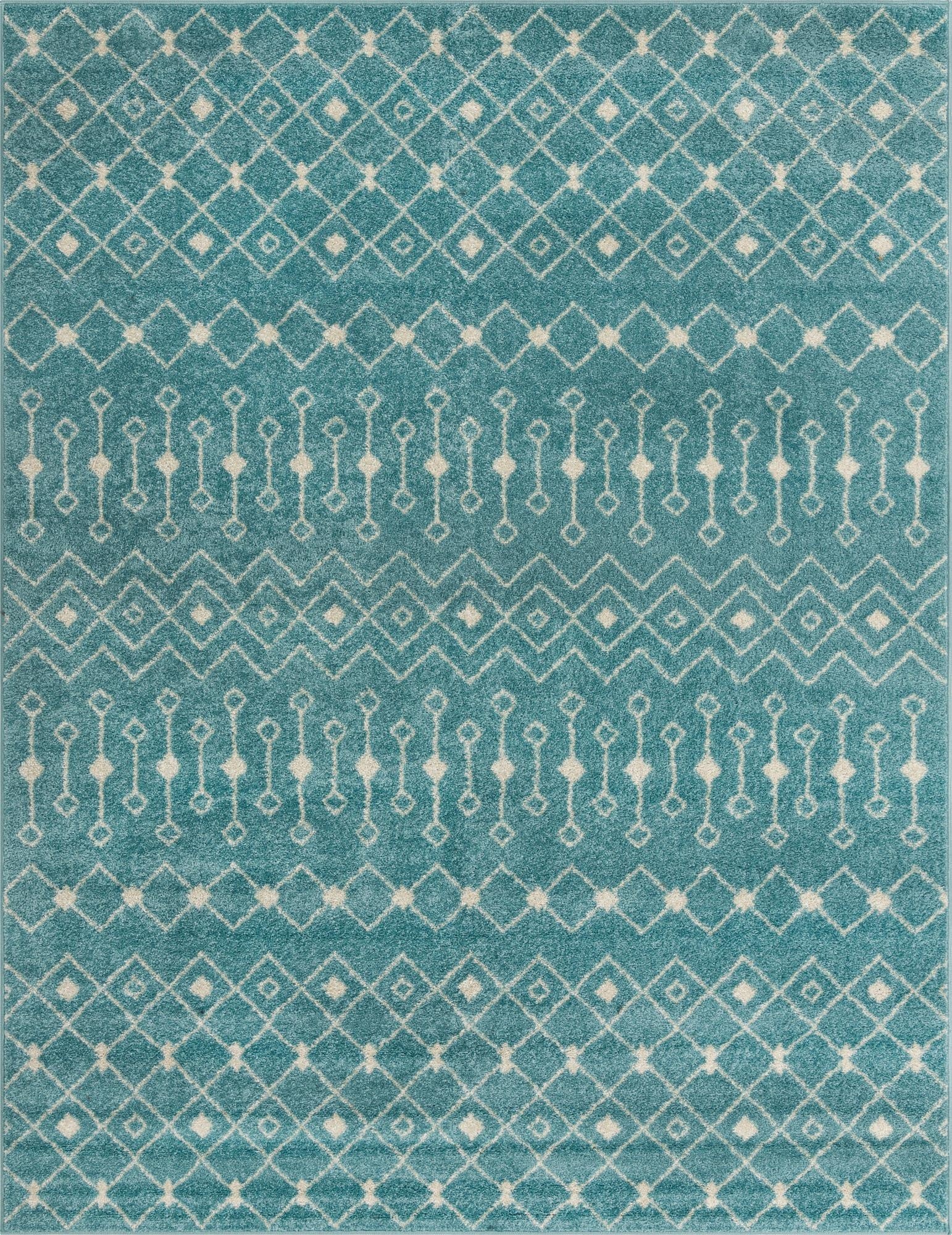  7' 10 x 10' Moroccan Trellis Rug