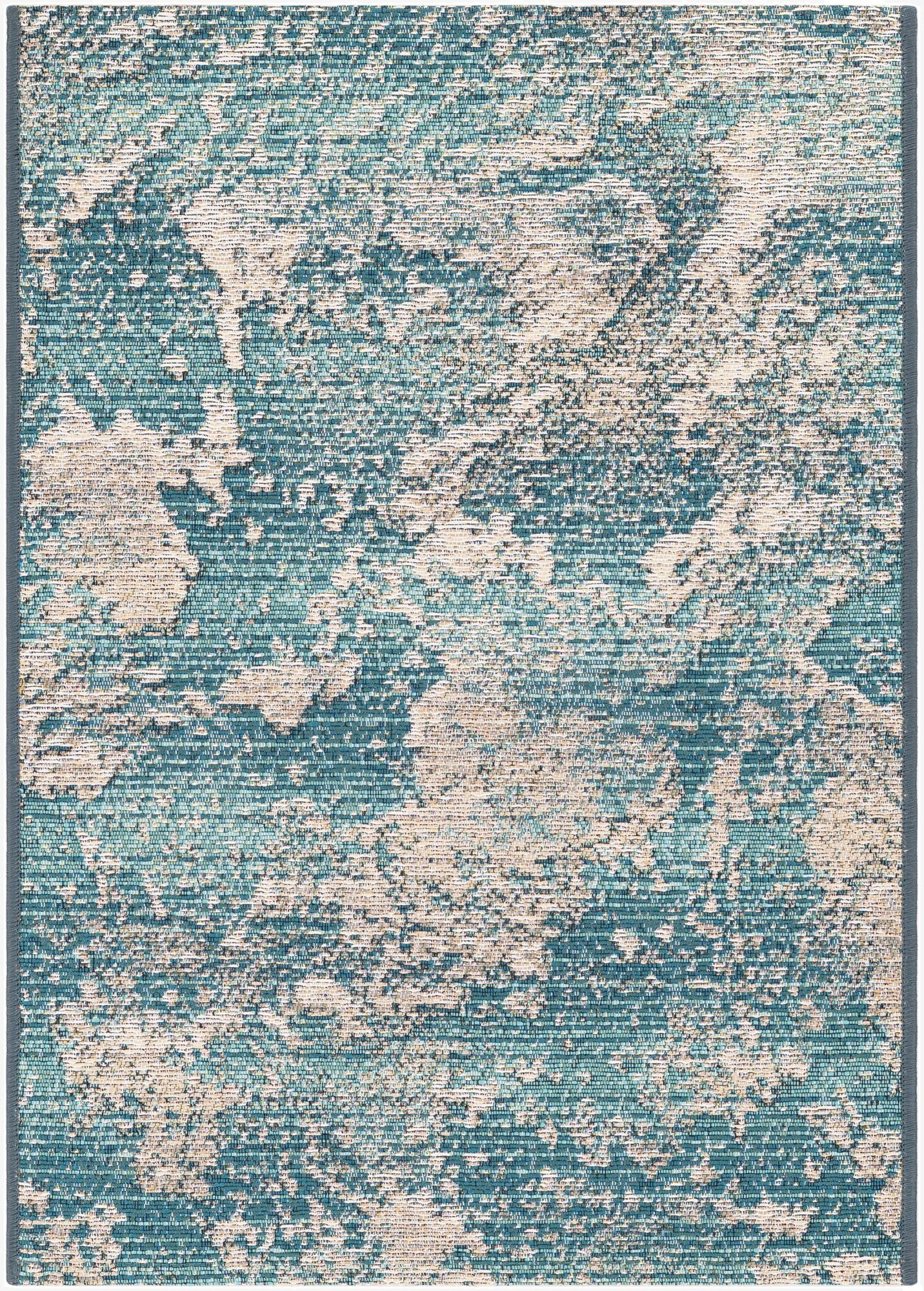  2' x 3'  Washable Modern Indoor / Outdoor Rug