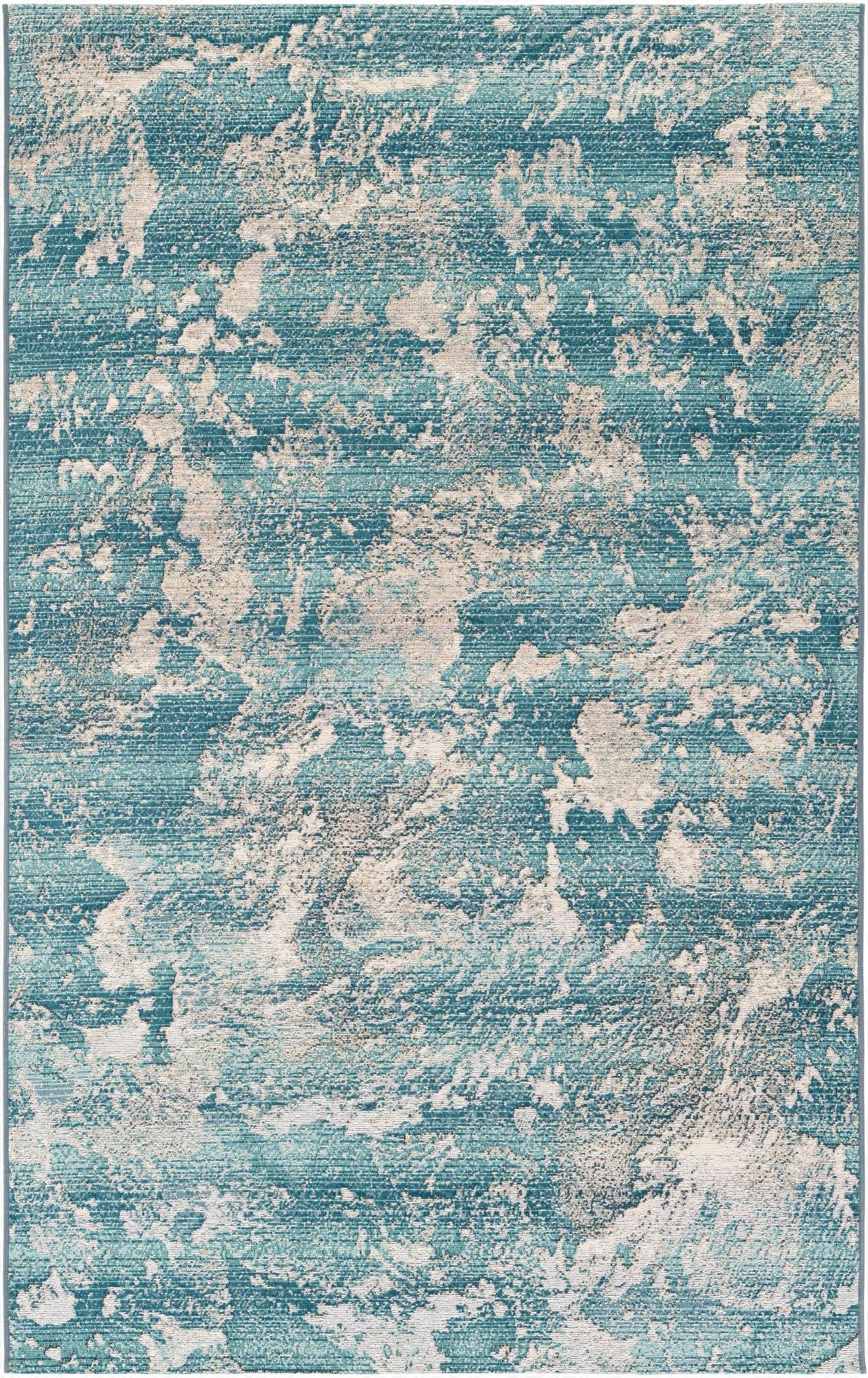  5' x 8'  Washable Modern Indoor / Outdoor Rug