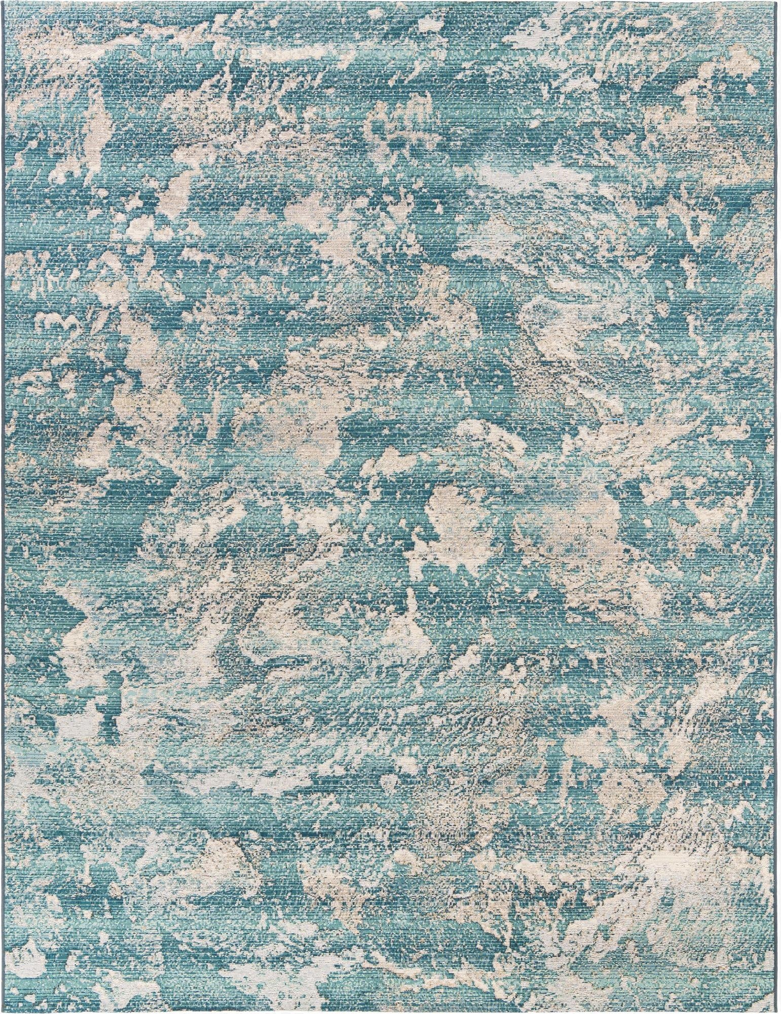  7' 10 x 10'  Washable Modern Indoor / Outdoor Rug