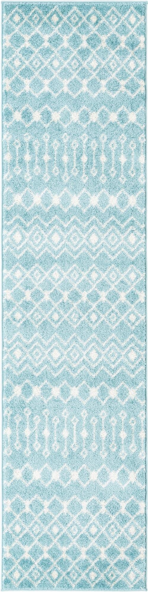 2' x 8' Moroccan Trellis Runner Rug
