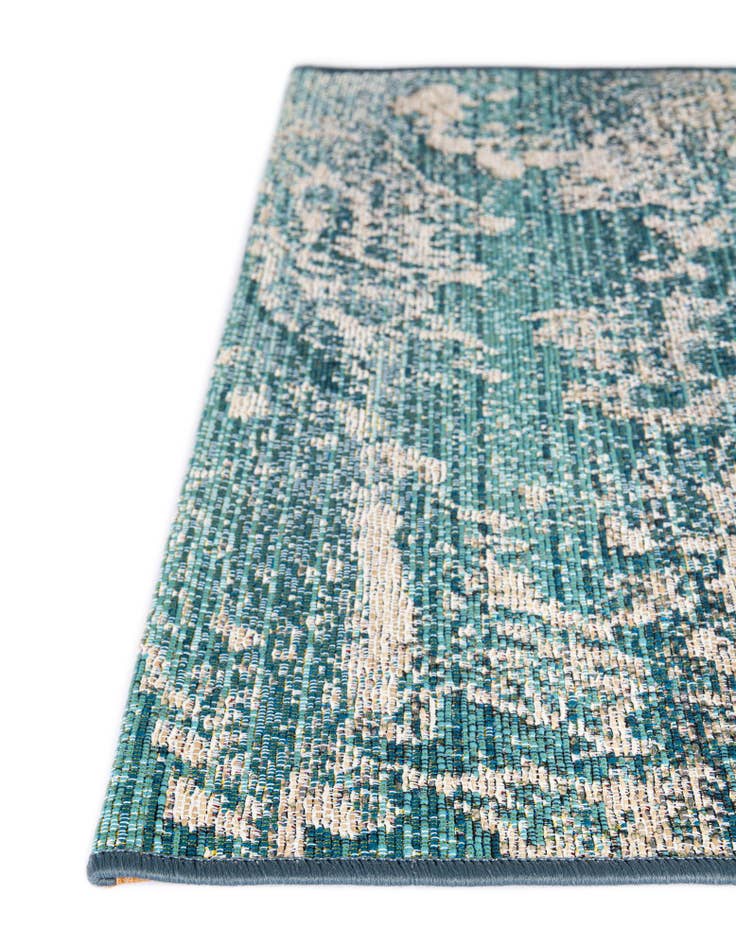 Detail image of  2' x 8'  Washable Modern Indoor / Outdoor Runner Rug