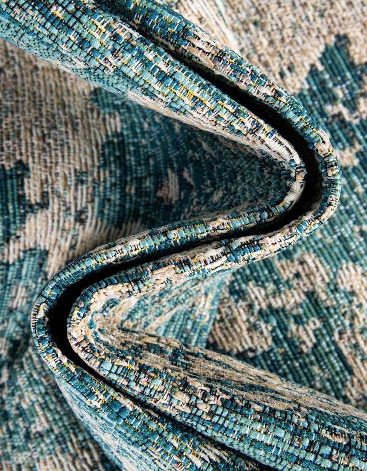 Detail image of  2' x 8'  Washable Modern Indoor / Outdoor Runner Rug