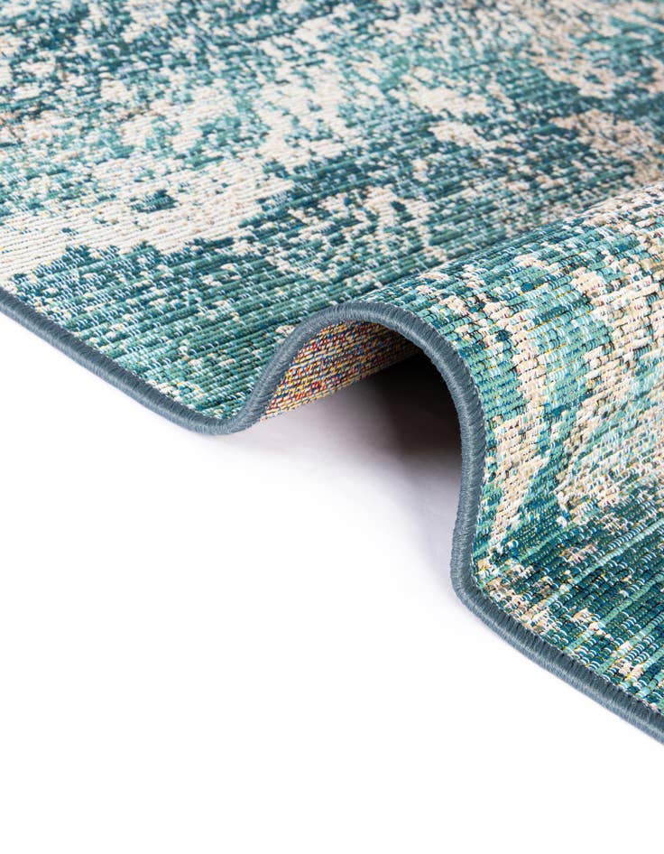 Detail image of  10' x 10'  Washable Modern Indoor / Outdoor Square Rug