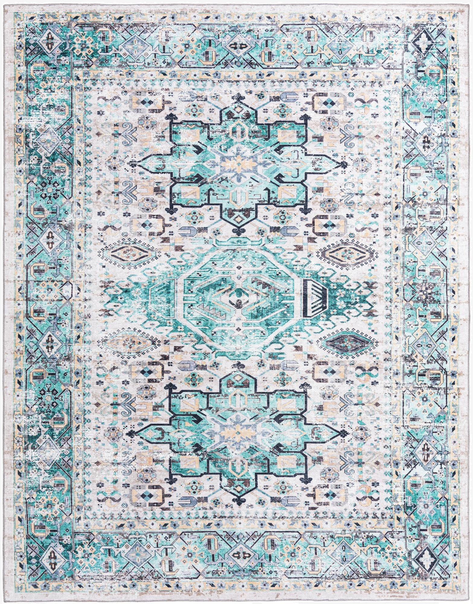 Primary image  7' 10 x 10'  Washable Yara Rug