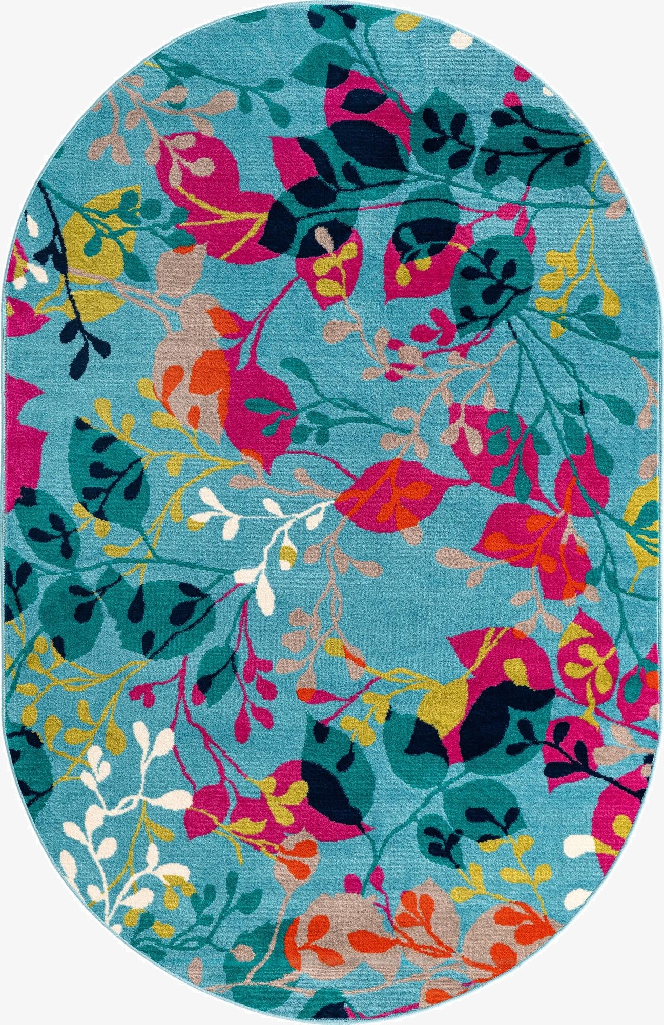  5' 3 x 8' Azalea Oval Rug