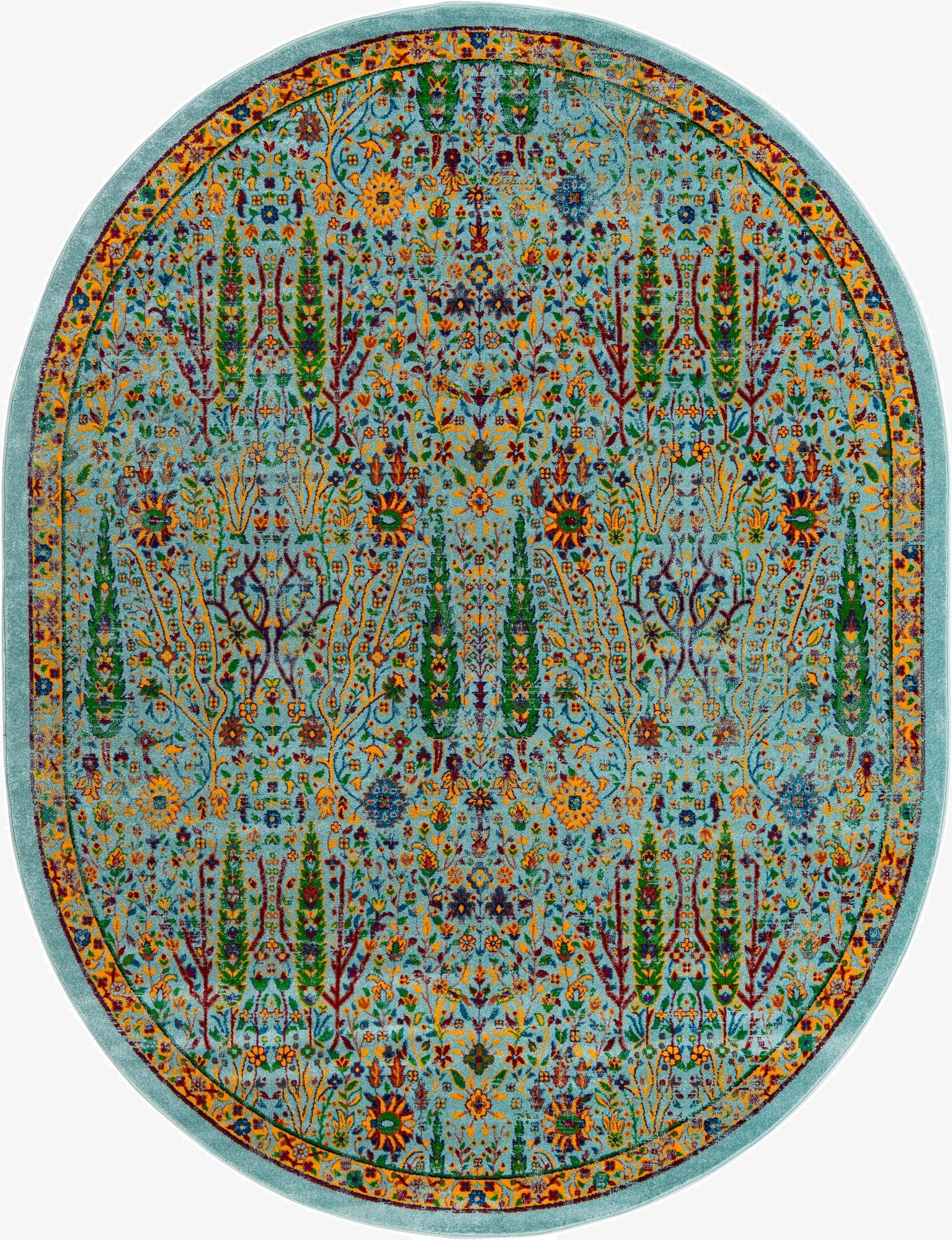  7' 10 x 10' Calypso Oval Rug