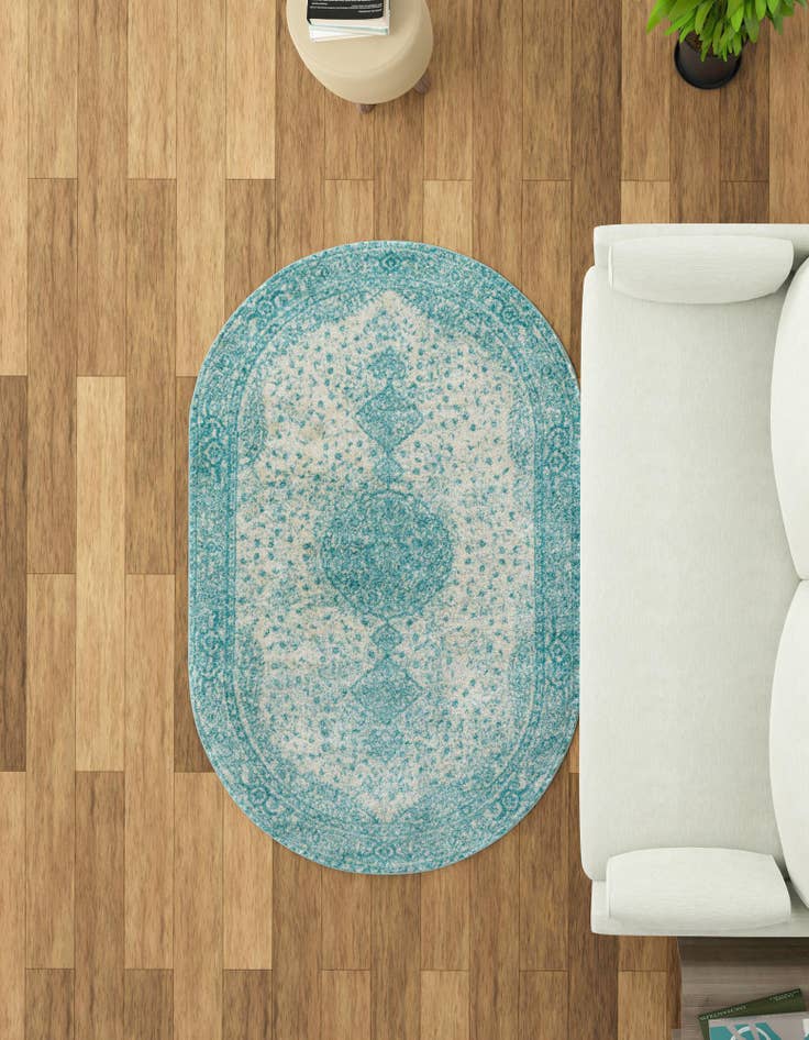 Detail image of  5' 3 x 8' Dover Oval Rug