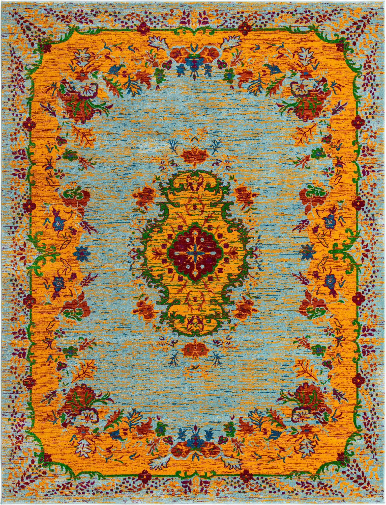 Aqua 7' 10 x 10' Calypso Rug | Rugs.com