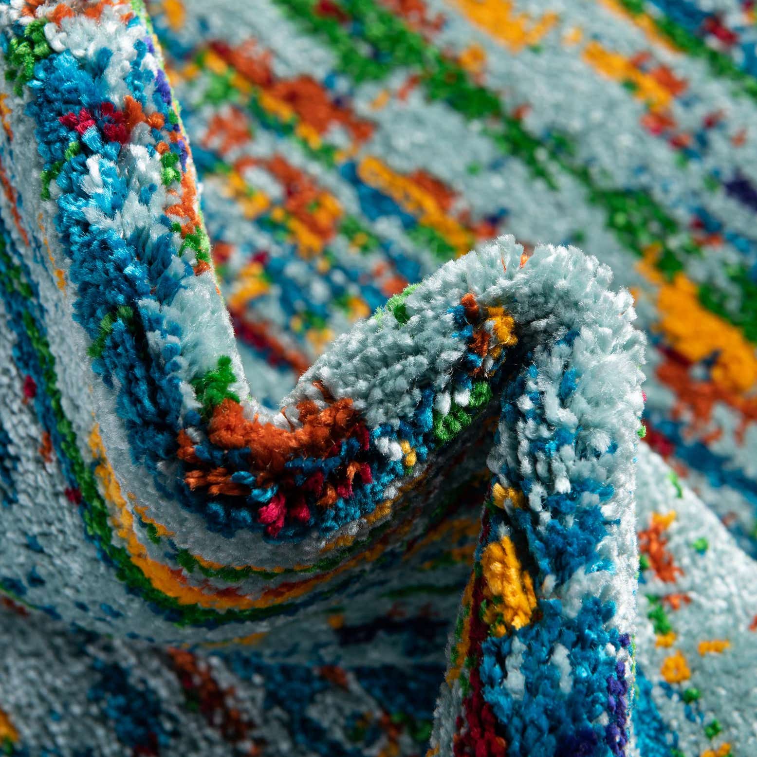 Aqua 7' 10 x 10' Calypso Rug | Rugs.com