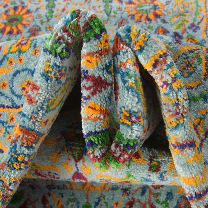 Aqua 7' 10 x 10' Calypso Rug | Rugs.com